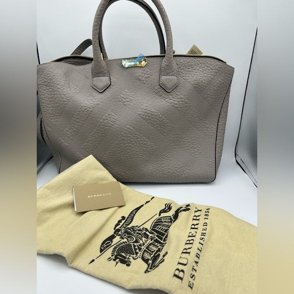 Burberry Handbags - Burberry Gray Dewsburry Tote Bag